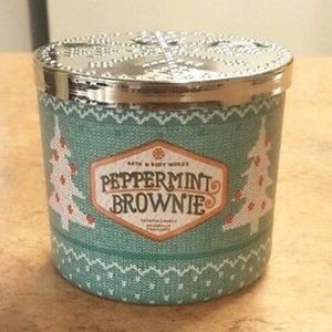 🐰 Peppermint Brownie 3 Wick Candle.🐰